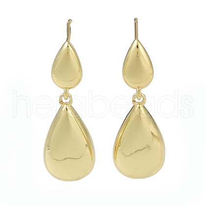 Rack Plating Brass Stud Earrings EJEW-U006-07G-1