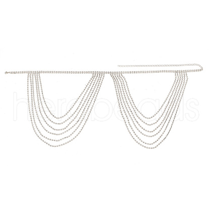 Brass Rhinestone Sexy Shoulder Bra Body Chain FIND-FH0008-13S-1