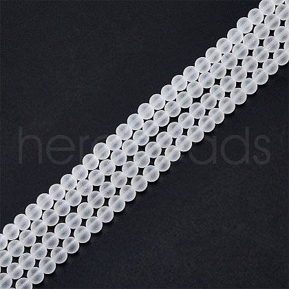 DICOSMETIC 2 Strands Transparent Glass Beads Strands GLAA-DC0001-41-1