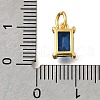 925 Sterling Silver Pave Clear Cubic Zirconia Charms STER-V001-02G-09-3