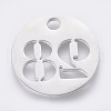 Non-Tarnish 304 Stainless Steel Pendants STAS-F233-28-P-2