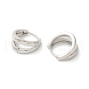 Rack Plating Brass Earrings EJEW-U012-04P-2
