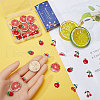 SUNNYCLUE 50Pcs 5 Styles Alloy Enamel Pendants ENAM-SC0005-65-3
