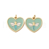 304 Stainless Steel Pendants STAS-H475-02G-1