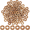 BENECREAT Undyed Wood Connectors Charms WOOD-BC0001-06-1