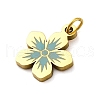 304 Stainless Steel Enamel Charms STAS-E550-71G-03-2