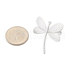 Anti-Tarnish 304 Stainless Steel Dragonfly Open Cuff Rings RJEW-M047-07P-3