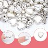 SOFPLATE Alloy Beads Heart FIND-SP0002-19A-6
