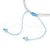 Glass Seed Beads Braided Bracelets BJEW-MZ00176-05-5