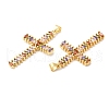 Brass Micro Pave Cubic Zirconia Pendants ZIRC-L103-016G-2