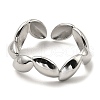 304 Stainless Steel Open Cuff Rings RJEW-Z018-30P-2