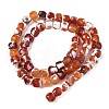 Natural Fire Crackle Agate Beads Strands G-H078-C49-6mm-01-3