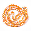 Electroplate Glass Beads Strands EGLA-S194-02A-A03-2