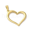 PVD Vacuum Plating 304 Stainless Steel Pendants STAS-B069-20G-1