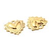 PVD Vacuum Plating 304 Stainless Steel Pendants STAS-F287-36G-3
