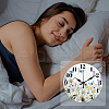 MDF Printed Wall Clock HJEW-WH0059-006-4