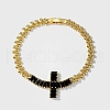 Elegant European and American Style Brass Leaf Link Chain Bracelets CY4061-2-4