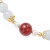 Natural White Jade Bracelets BJEW-JB11973-03-3