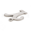 Non-Tarnish 201 Stainless Steel Pendants STAS-L244-04Y-P-3