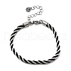 304 Stainless Steel Nylon Cord String Bracelets BJEW-Z124-01P-4