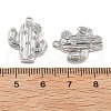 Brass with Cubic Zirconia Pendant KK-CJC0023-02C-P-3