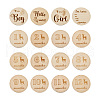 Basswood Milestone Cards WOOD-TA0001-41B-24