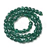 Natural Dyed White Jade Beads Strands G-C179-A6mm-07-3