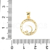 Brass Micro Pave Cubic Zirconia Pendants KK-D357-16A-G-3
