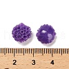 Synthetic Coral 3D Flower Rose Beads CORA-L046-A04-3