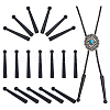  20Pcs Alloy Cord Ends FIND-NB0005-35EB-1