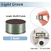Nylon Beading Thread NWIR-WH0005-10U-2