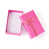 Cardboard Jewelry Storage Gift Boxes for Earrings Rings CON-TAC0004-14-12