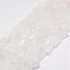 Raw Rough Natural Quartz Crystal Beads Strands G-E343-11-1