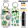 Elastic Neoprene Keychains KEYC-WH0045-003-2