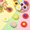 20Pcs 10 Colors Food Grade Eco-Friendly Silicone Focal Beads SIL-CJ0001-12-6