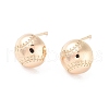 Brass Stud Earrings EJEW-F332-01G-1