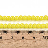 Baking Painted Opaque Glass Beads Strands GLAA-T032-P4mm-16-4