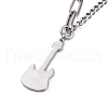 304 Stainless Steel Double Layer Necklaces NJEW-M181-07P-5