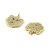 Rack Plating Real 18K Gold Plated Brass Pendants KK-B077-09G-2