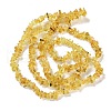 Spray Painted Transparent Glass Beads Strands GLAA-P060-01A-13-2
