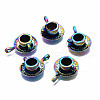 Rainbow Color Alloy Pendants PALLOY-N163-102-NR-1