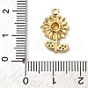 Brass Micro Pave Cubic Zirconia Pendants KK-I276-04G-01-3