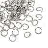 304 Stainless Steel Open Jump Rings STAS-P392-01P-1