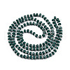 Opaque Solid Color Glass Beads Strands GLAA-N052-04-A09-2