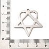 Non-Tarnish 304 Stainless Steel Pendants STAS-B054-07P-3