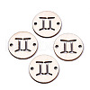 Unfinished Natural Poplar Wood Links Connectors WOOD-S045-139B-02-1