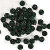 Polymer Clay Rhinestone Beads RB-H284-6MM-Half-205-3