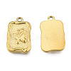 Ion Plating(IP) 304 Stainless Steel Pendants STAS-N098-204LG-1