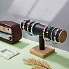 PU Imitation Leather T Bar Bracelet Display Stands BDIS-WH0003-28-5