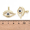 Brass Micro Pave Cubic Zirconia Pendants KK-T070-74-3